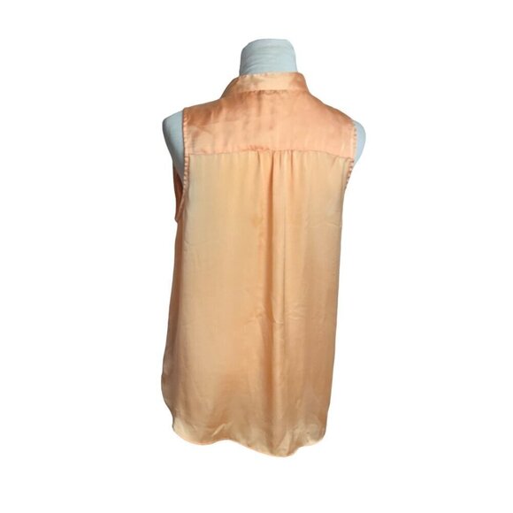 Cynthia Rowley Peach Blouse. Size Medium . Comfy! - Picture 3 of 3